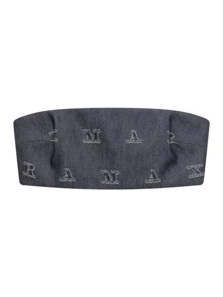 Top Max Mara bez rękawów niebieski