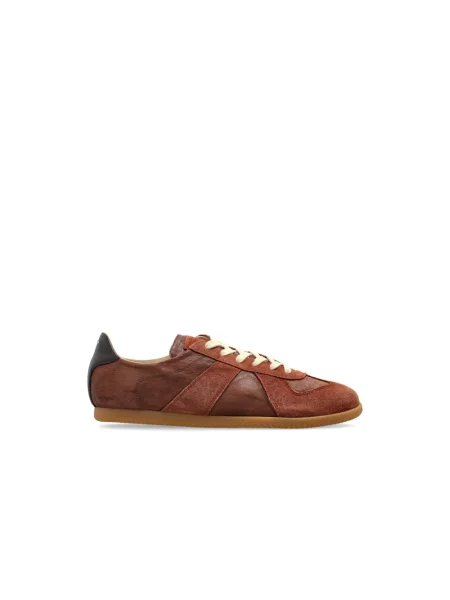 Sneakersy Maison Margiela skórzane brązowe
