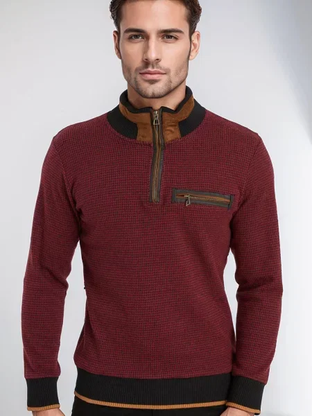 Суитчър Dewberry винено червено