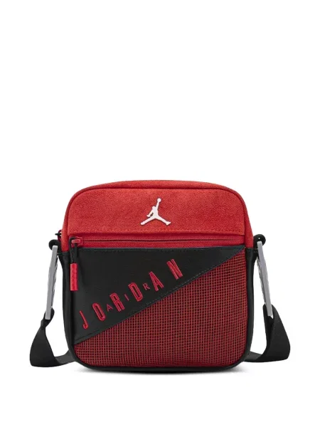 Geantă crossbody Jordan cu autograf roșu