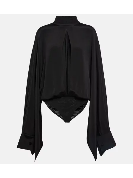 Body Tom Ford de mătase negru