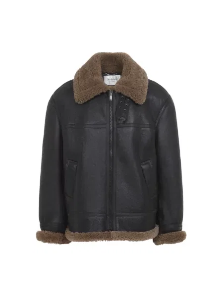 Kurtka skórzana Saint Laurent czarna