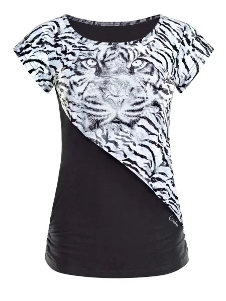 Winshape Tricou funcțional negru alb
