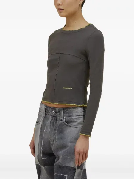 Dlouhé tričko Eckhaus Latta šedé