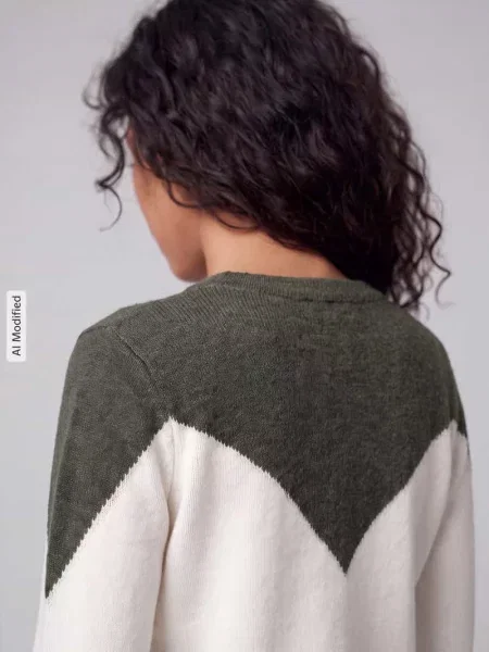 Sweter krój regular fit z dodatkiem wełny model PLAZA' Vero Moda