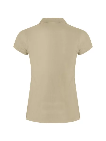 Koszulka Polo W beżowa