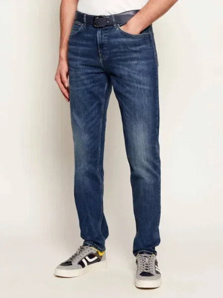 BOSS Jeans ONYX albastru portocaliu