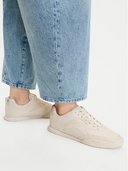 Calvin Klein Niske tenisice PRO RUNNER svijetlobež