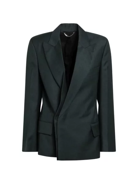 Geacă Victoria Beckham cu rever verde