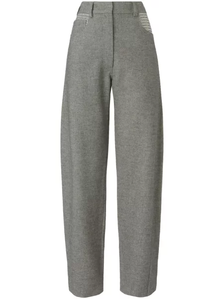 Pantaloni Genny de cristal gri