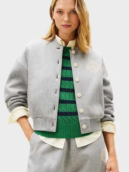 Спортивна кофта Tommy Hilfiger сіра