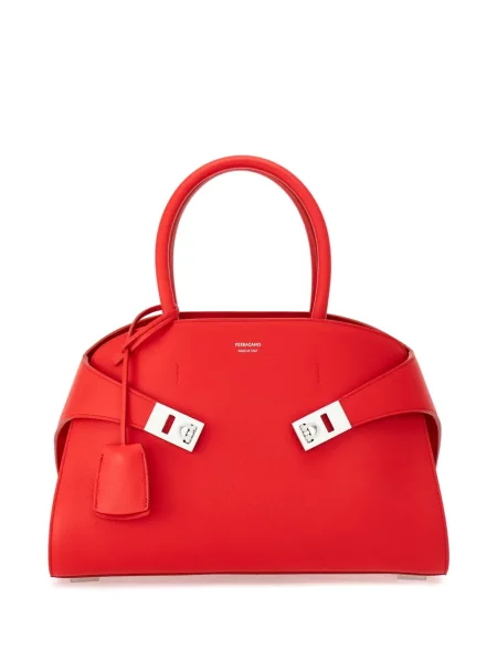 Geantă de mână Ferragamo din piele roșu