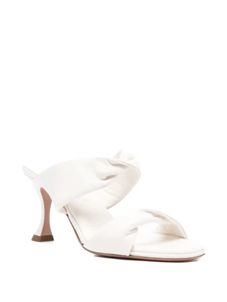 Sandale Aquazzura din piele alb