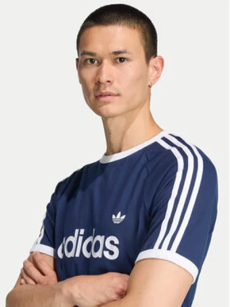 Adidas Póló Ringer sötétkék