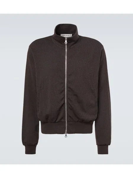Pletene bomber jakna Our Legacy rjava