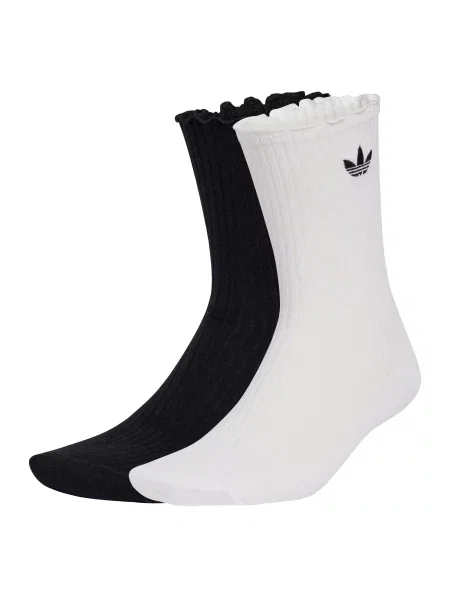 ADIDAS ORIGINALS Čarape ROSES CREW 2 PAIRS crna bijela