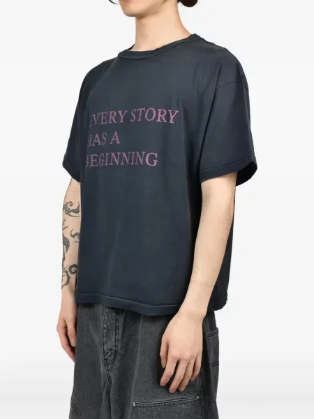 Tricou Jun/nakayama cu imagine negru