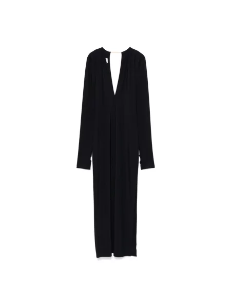 Sukienka maxi Mm6 Maison Margiela czarna