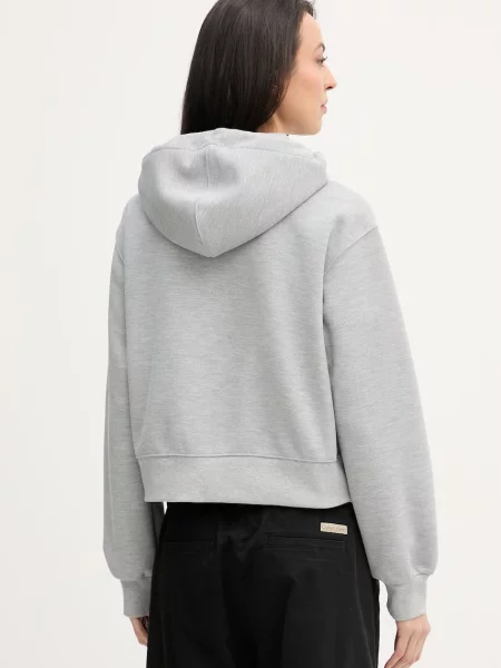 Calvin Klein Jeans bluza z kapturem szara