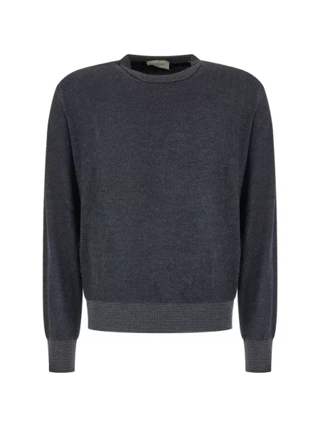 Pulover Piacenza Cashmere din cașmir albastru