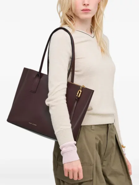 Geantă shopper Marc Jacobs business roșu