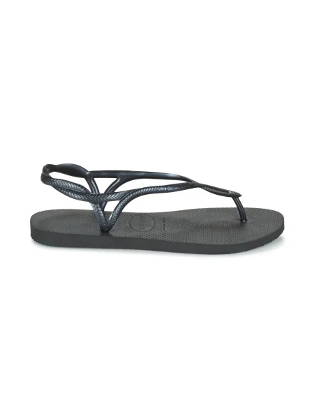 Pántos papucs Havaianas fekete