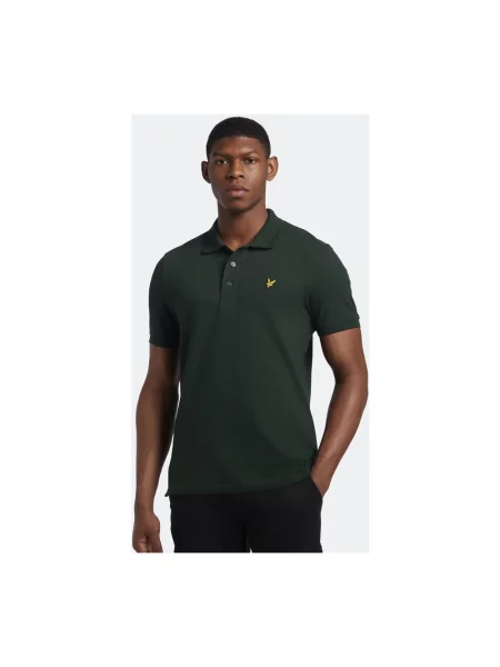 Koszulka polo Lyle & Scott zielona