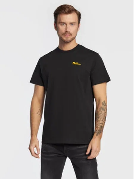 Jack Wolfskin tričko Essential čierna