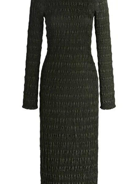 Lung rochie midi Patou verde
