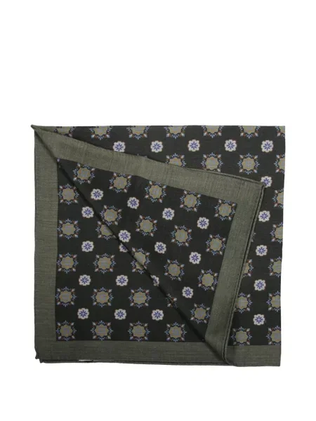 Fular Altea cu model floral cu imagine verde
