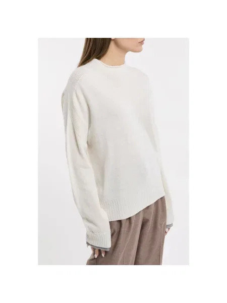 Sweter Pinko z kaszmiru biały