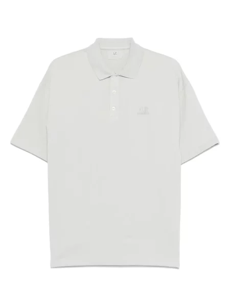 Polo C.p. Company cu broderie albastru