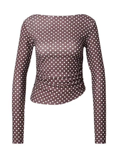 ABOUT YOU Tricou Halvar maro alb