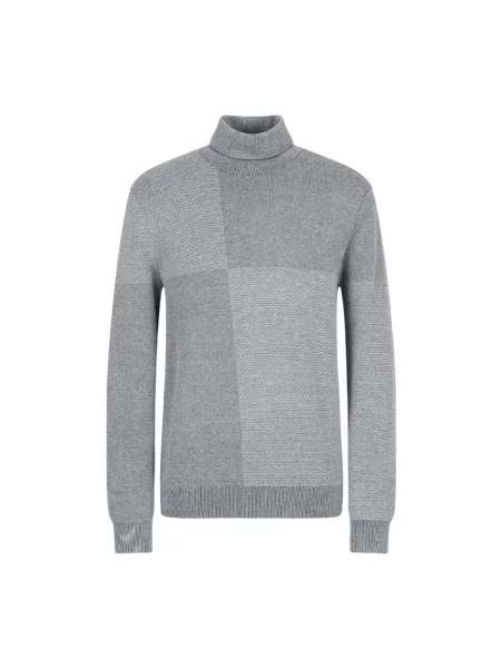 Sweter z golfem Armani Exchange do golfa szary