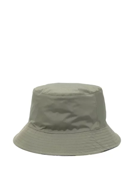 Pălărie bucket Barbour reversibilă verde