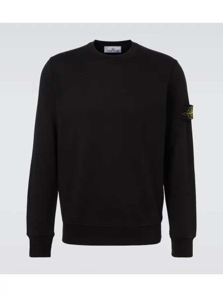 Jersey melegítő felső Stone Island strasszokkal fekete