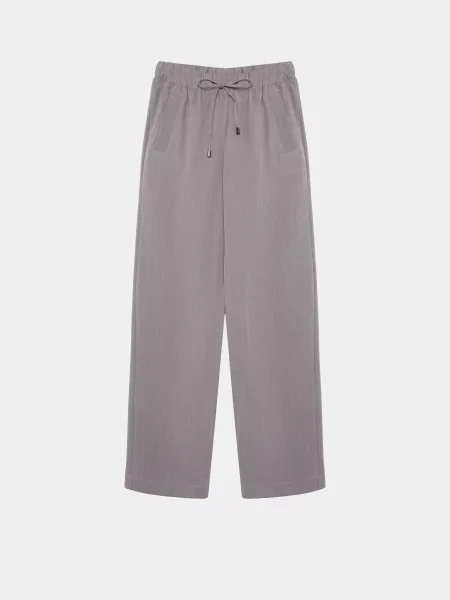 Штани повсякденні Braska поліестер/віскоза сірий