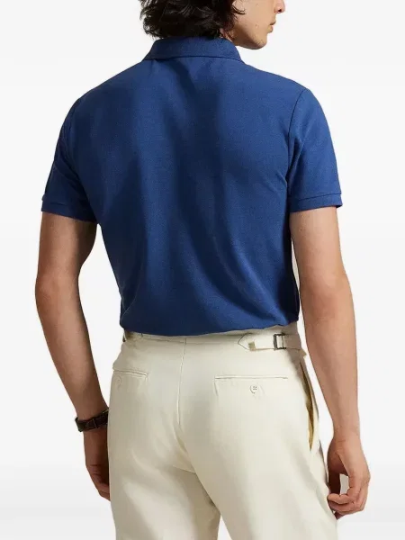 Kołnierzykowy polo Polo Ralph Lauren z frędzli w paski czerwone