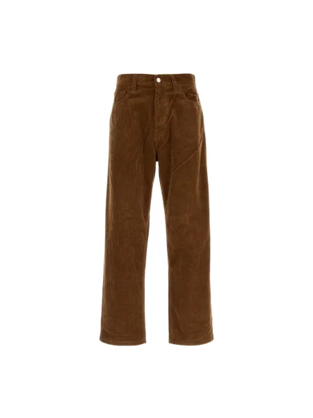 Spodnie Carhartt Wip brązowe