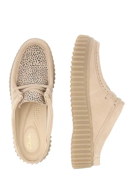 CLARKS Dreváky Torhill ťavej srsti / tmavohnedá