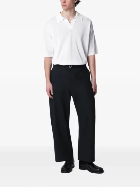Tricou polo Roberto Collina alb