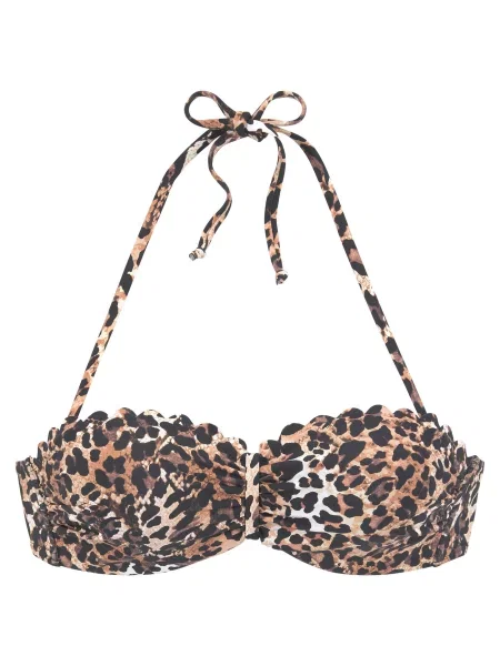 LASCANA Bikini zgornji del rjava