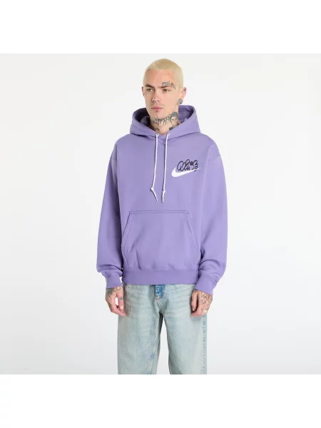 Mikina Nike Solo Swoosh Fleece Hoodie Dusty Amethyst S