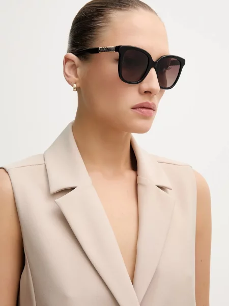 Moschino ochelari de soare femei negru