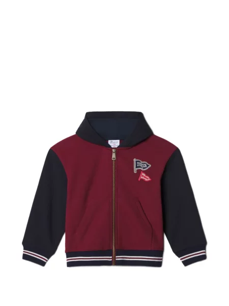 Bluza z kapturem dziecięca Maison Kitsune czerwona