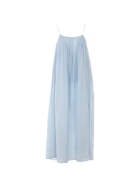 Odgovarati haljina Eleh s vezom tanke naramenice plava