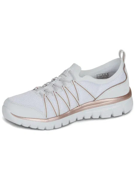 Pantofi Skechers alb