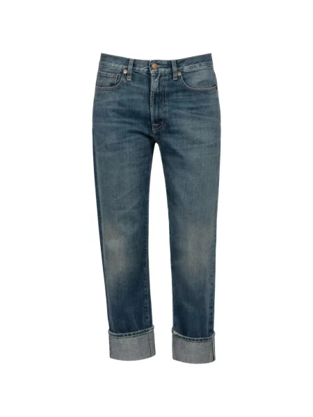 Proste jeansy R13 niebieskie