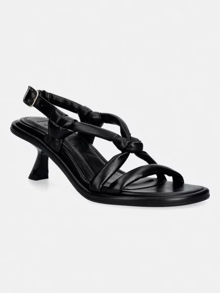 Souliers Martinez sandale de piele ALICANTE negru
