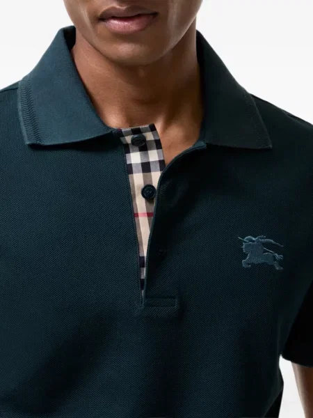 Tricou polo Burberry verde